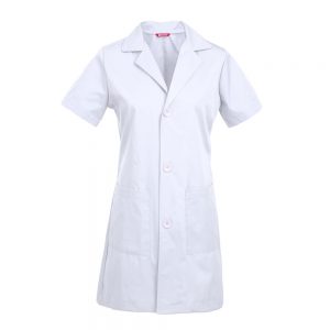 Women’s Lab Coat Short Sleeve- White