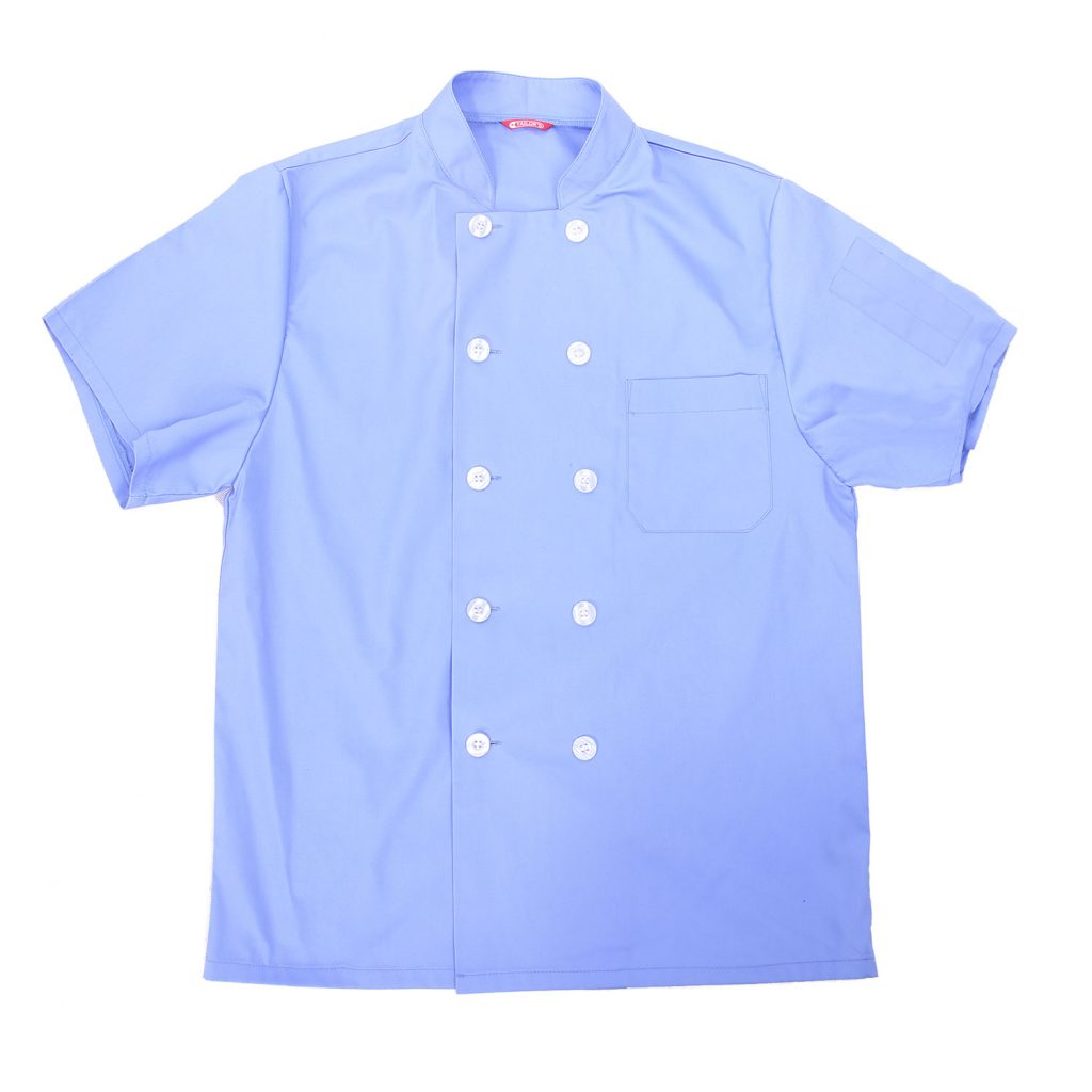 Men’s Chef Coat Short Sleeve Chef Shirt Tailor's Uniform