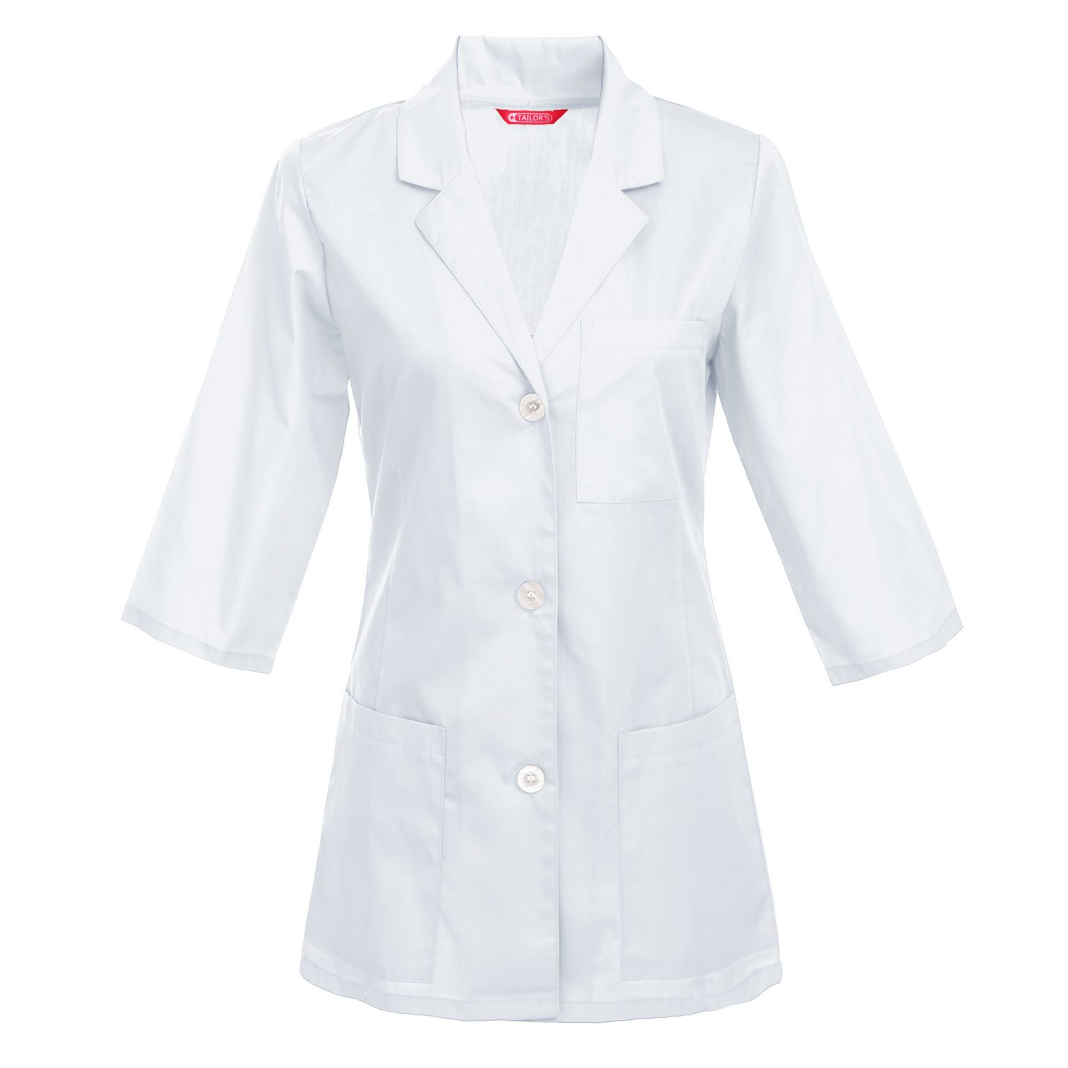 Women’s Consultation Lab Coat, 3/4 Sleeve, 29 Inch Length Tailor's